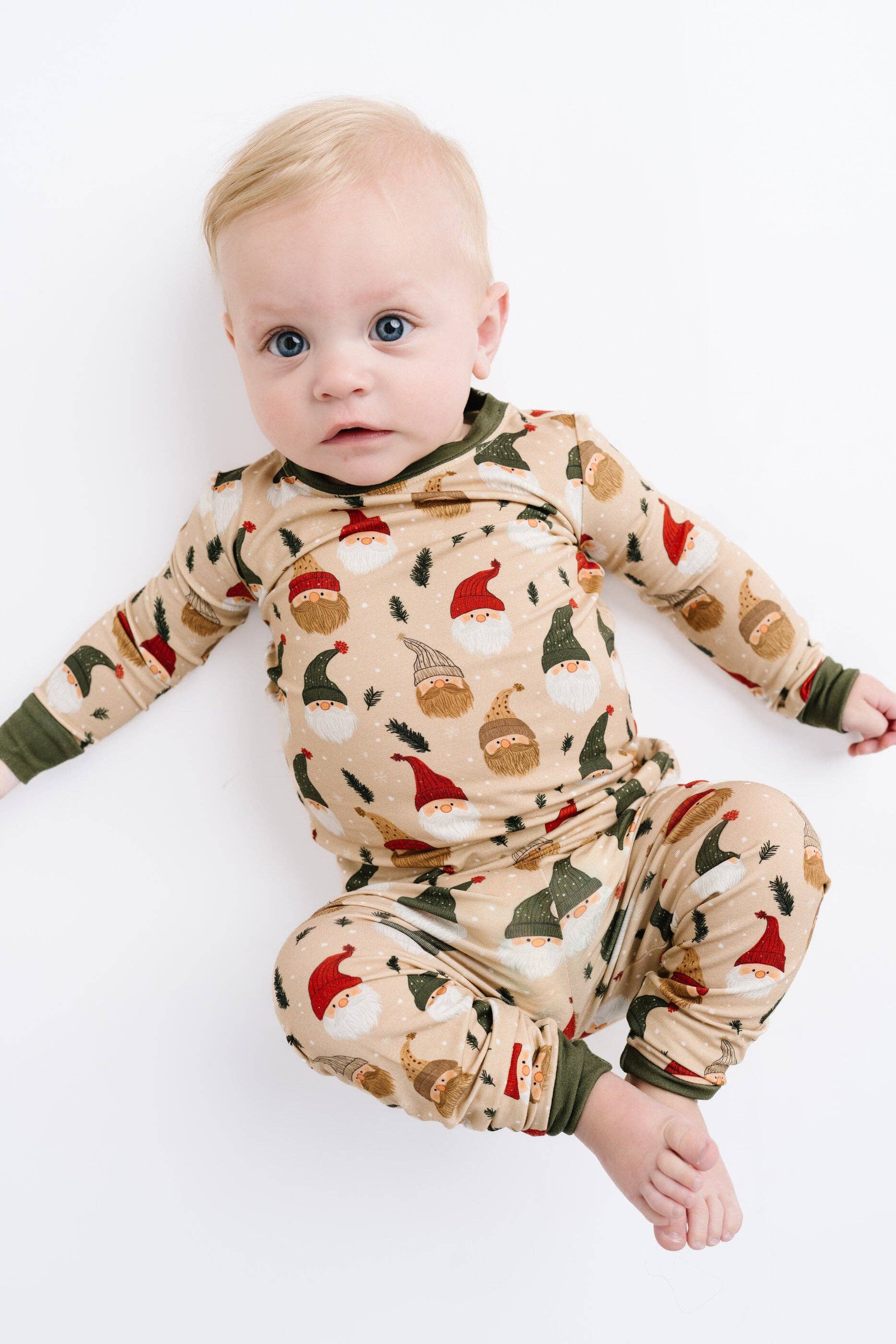Little One Shop - Wholesale Sleepwear Set - Kids - Cozy Gnomes Bamboo Set5