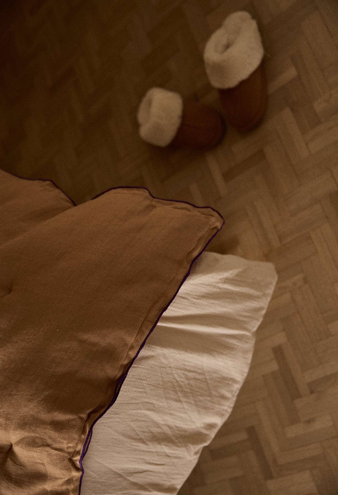 Gabrielle Paris – wholesale Örngott – Tvättat linneörngott Tobak Gabrielle Paris x Horty3