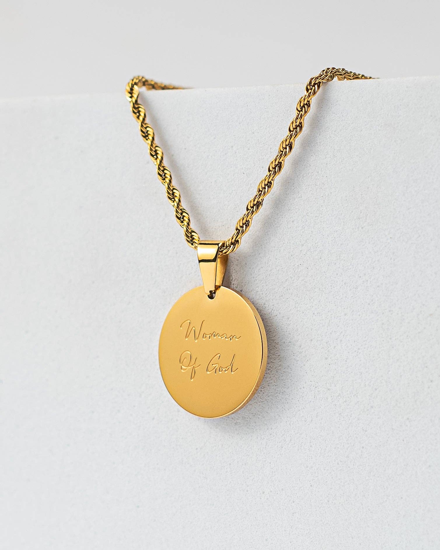 Adé & Grace - Wholesale Pendant/Charm Necklace - “Woman Of God” Necklace2