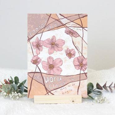 Okay To Be Fragile 5x7 Print for wholesale by Studio Dodge