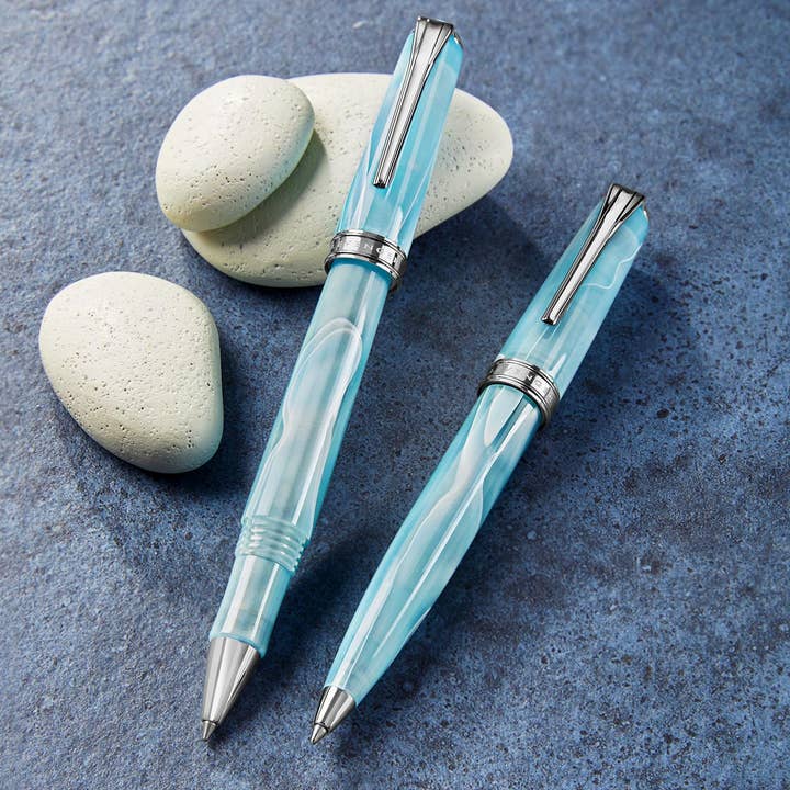 Levenger - Wholesale Pen - True Writer Classic Larimar Blue Pen