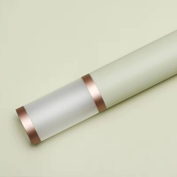 Elegant Design Supply - Wholesale Wrapping Paper Roll - Golden Frosted Edge Flower Wrapping Paper (20pcs/bag)21