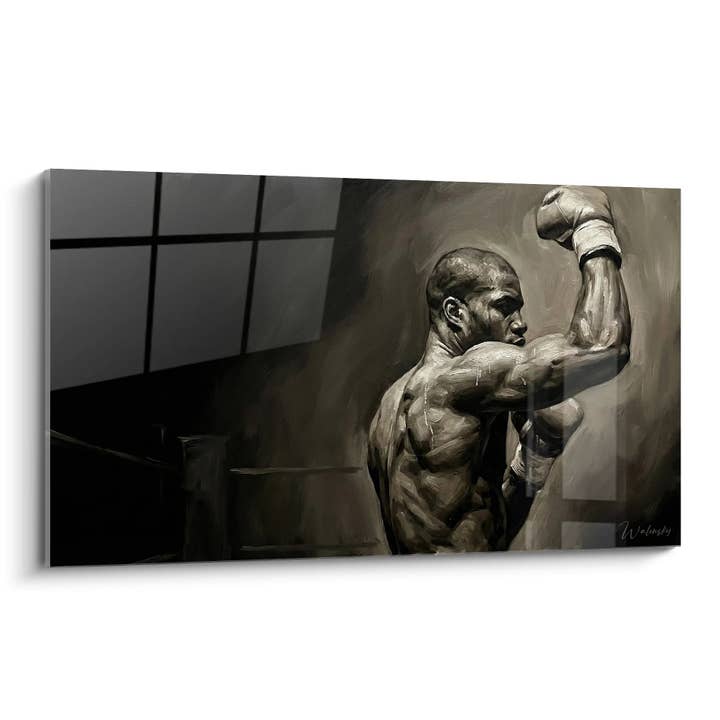 Boxer Training Painting - Champion in Action - Boxing Edition for wholesale by Walensky