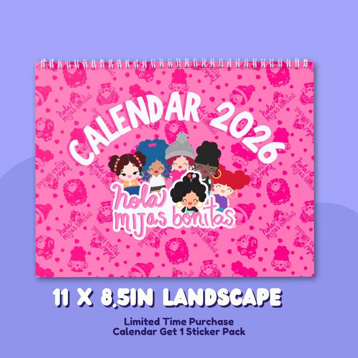 Hola Mijas Bonitas 2026 Calendar for wholesale by Hola Mijas Bonitas