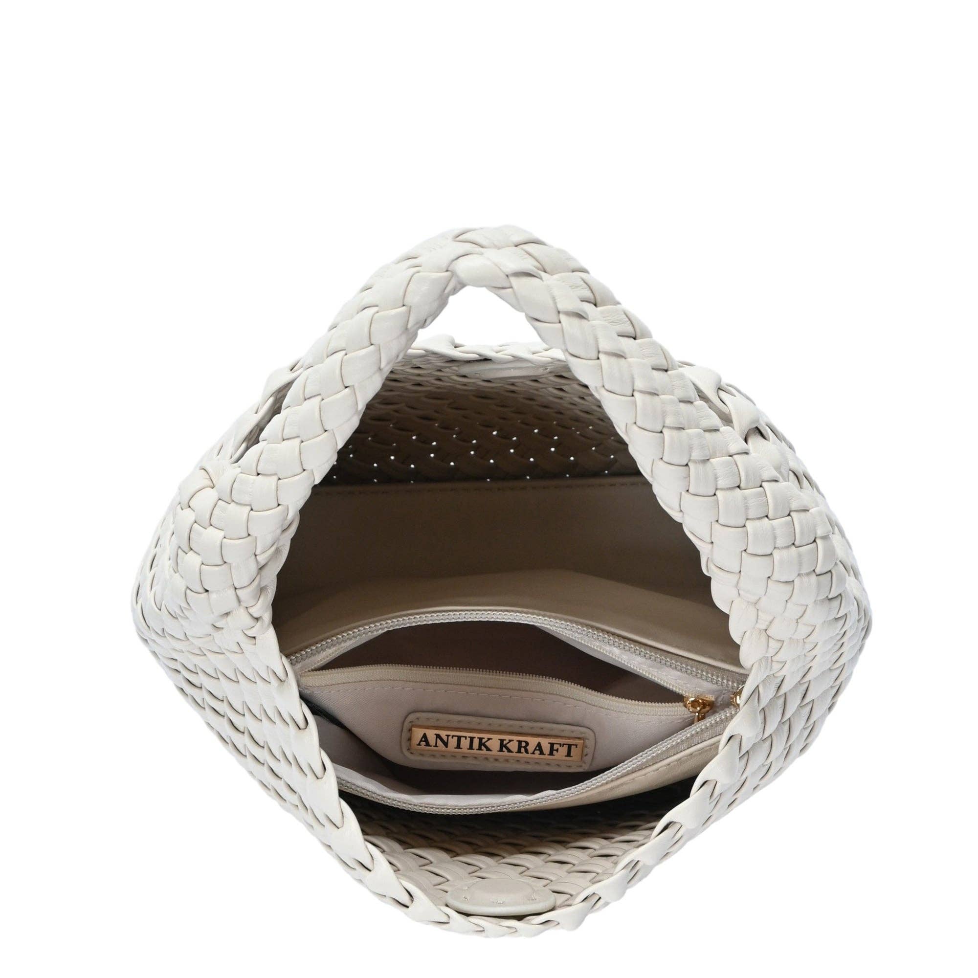 MMS Brands - Wholesale Satchel - Women's - Parker 2 in 1 Woven Satchel8