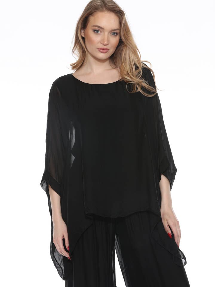 Top in seta solida per la vendita all'ingrosso da parte di Marisima by Urban Mangoz