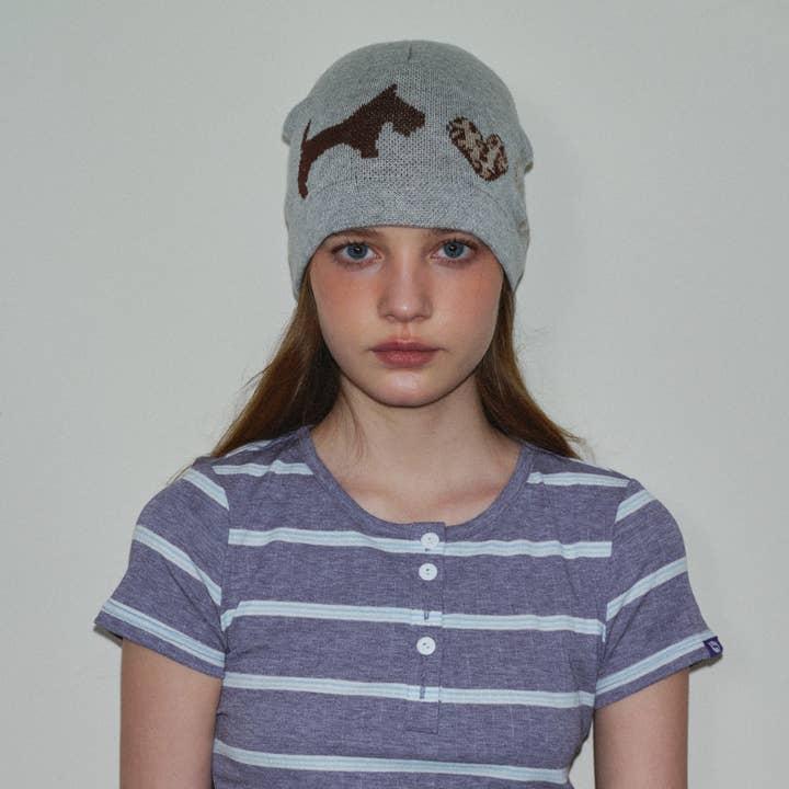 Leopard Heart Knit Wool Blend Beanie Hat and other Purchase Wholesale leopard beanie. Free Returns & Net 60 Terms on Faire trending on Faire.