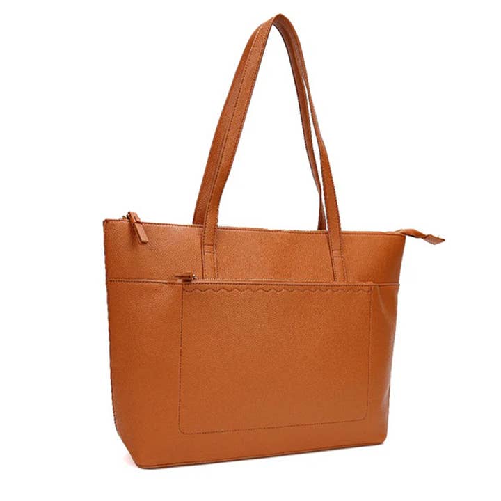 Ellas Trading – wholesale Tote bag – Women's – Large Tote Shoulder Bag with Zipper Closure and Inner Pocket11