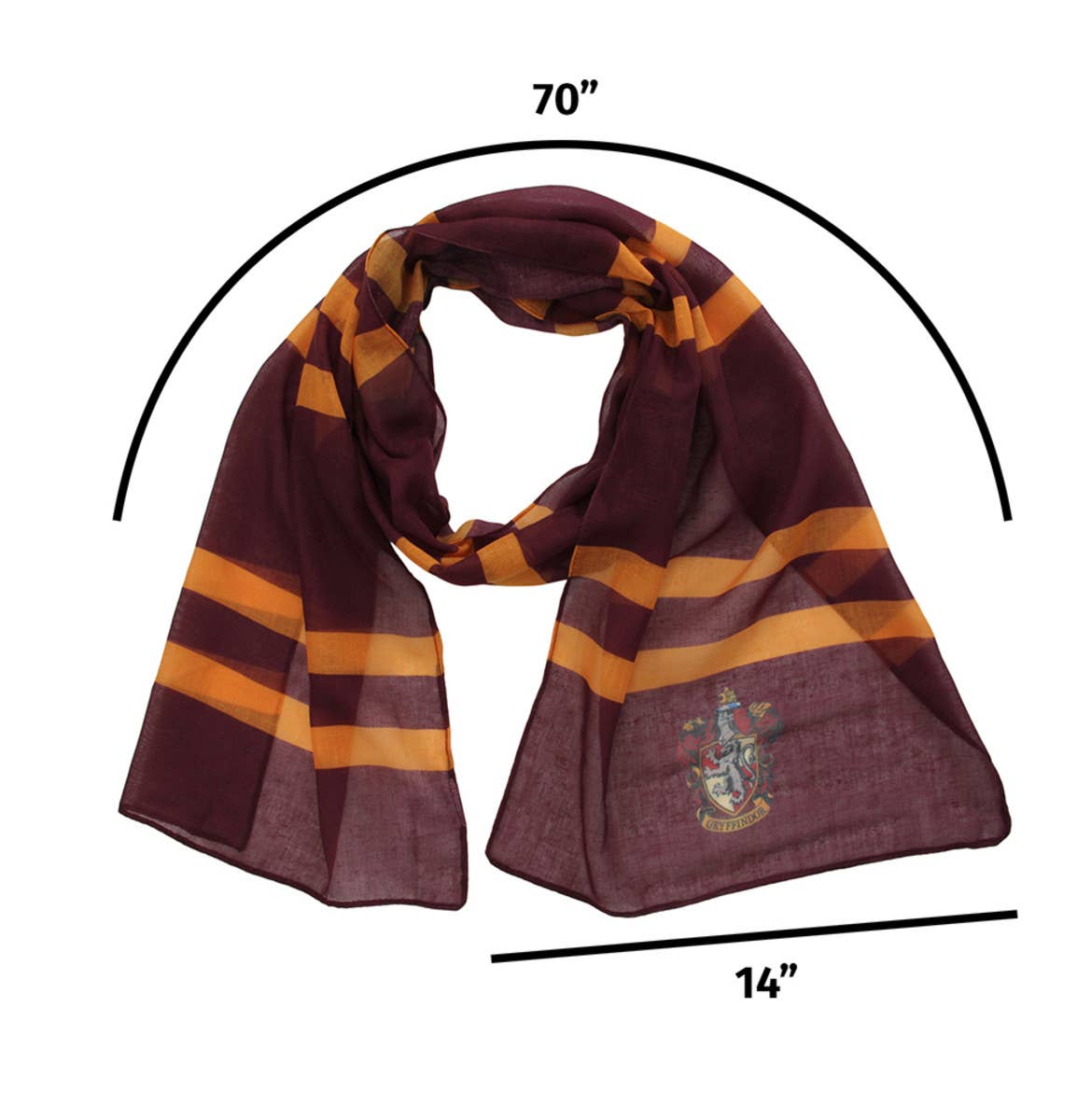 Mimi Imports - Harry Potter - Venta al por mayor Bufanda - Unisex - Bufanda ligera Gryffindor de Harry Potter2