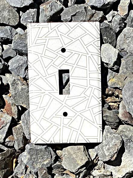 Switch Plate - Van Halen for wholesale by Dawn Lombard - Glass & Metal