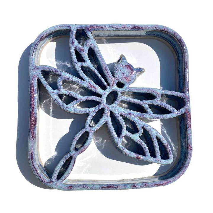 Bay Pottery - Wholesale Trivet - Dragonfly Trivet - Stoneware Pottery