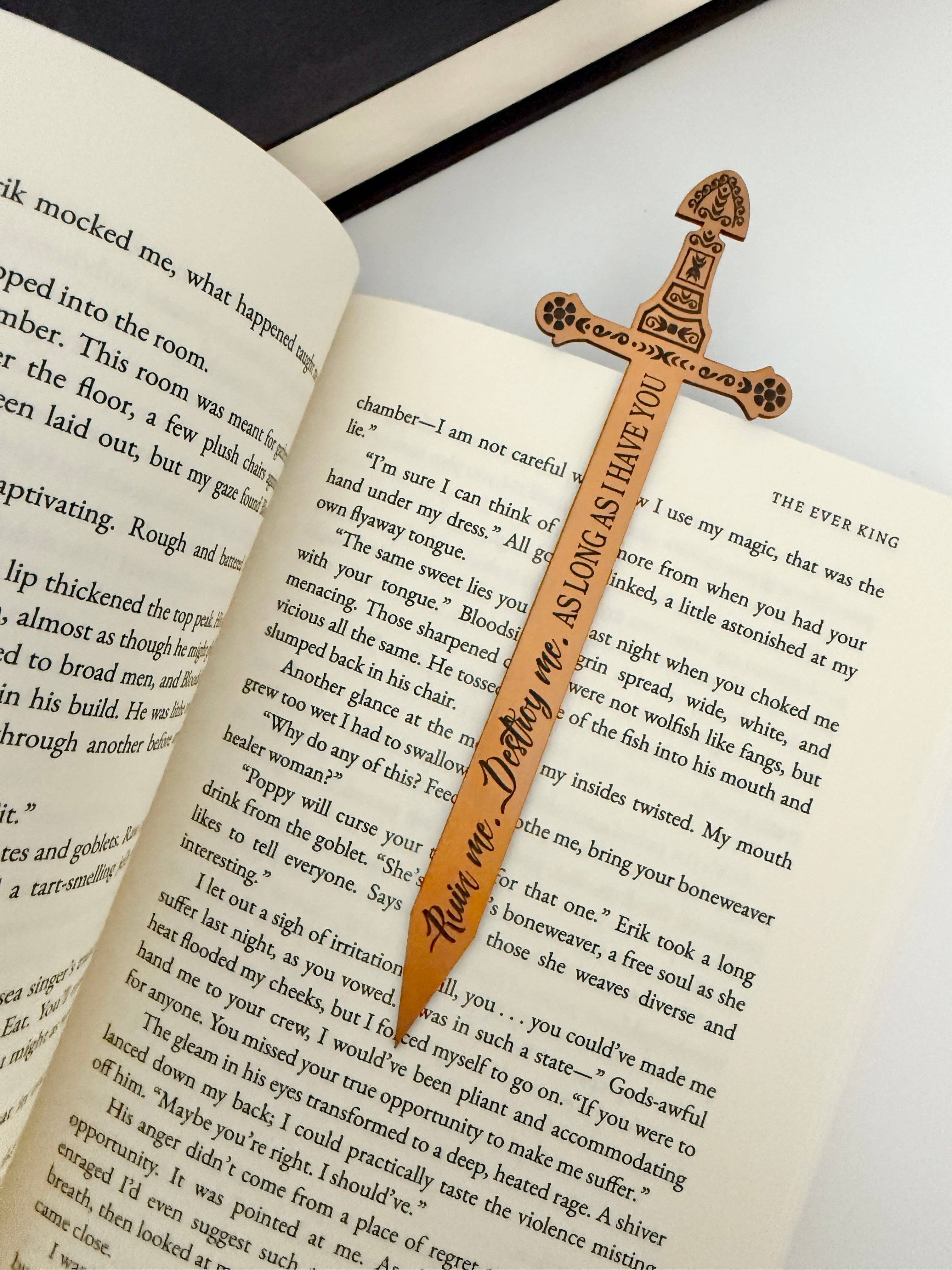 zoo&roo - Wholesale Bookmark - The Ever King sword bookmark  officially licensed book merch5