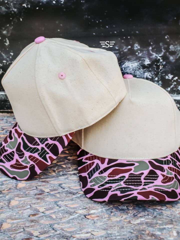 Canvas Front Rosa Anka Camo Skärm Magna Pony™ Keps för wholesale av Flying S Company