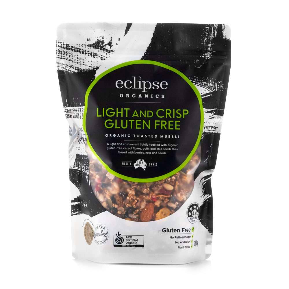 Eclipse Organics - Wholesale Breakfast Cereal - Organic Toasted Muesli - Light and Crisp Gluten-Free0