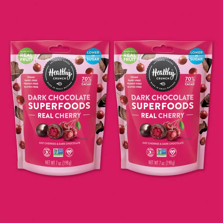Healthy Crunch - Wholesale Chocolate-covered sweets - Cherry Dark Chocolate Superfoods4