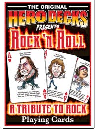 Baralho de Cartas Rock n Roll Heroes por atacado de Midwest Novelty / Parody Productions