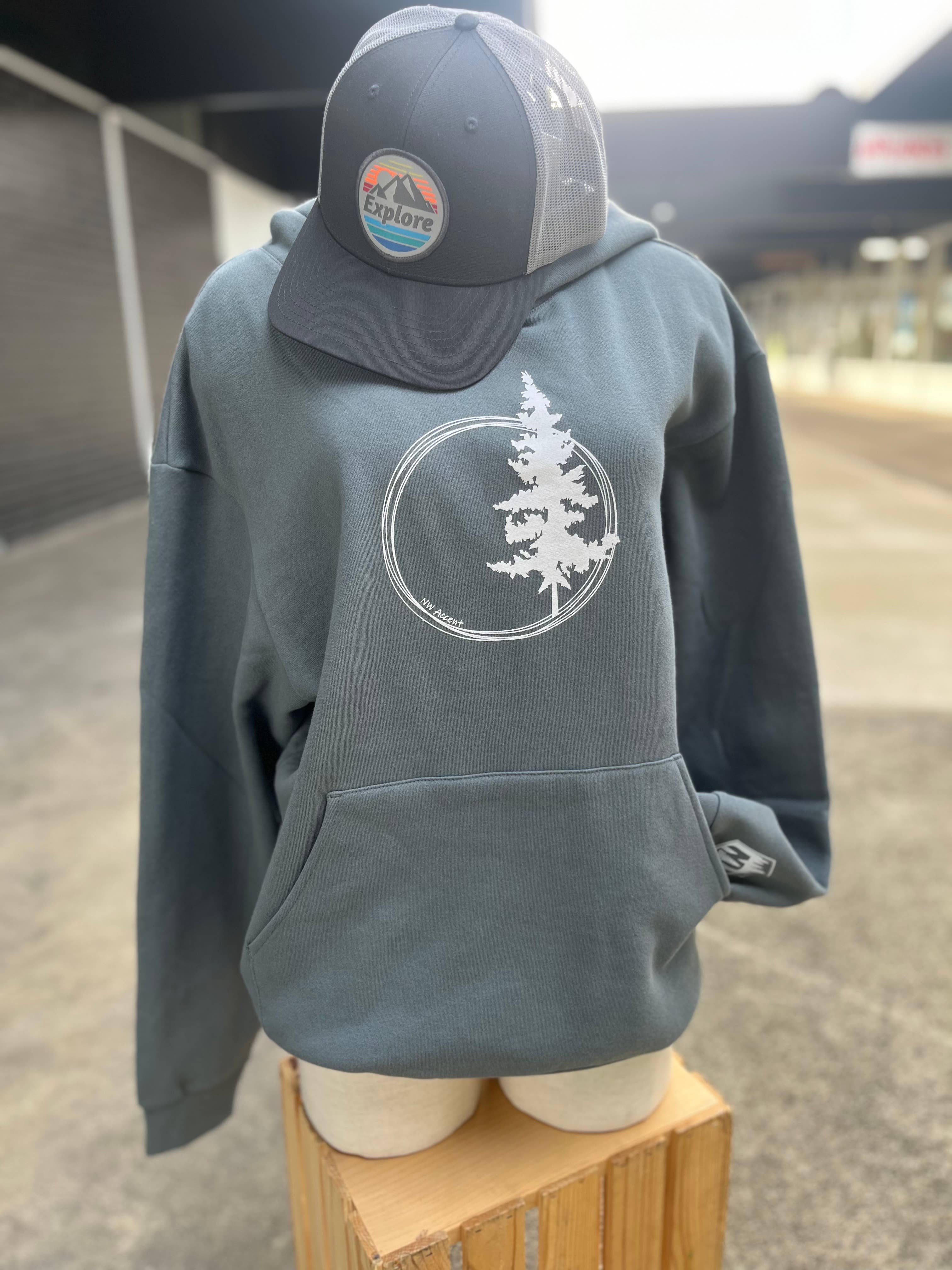 NW Accent - Wholesale Hoodie - Unisex - Single Tree Hoodie1