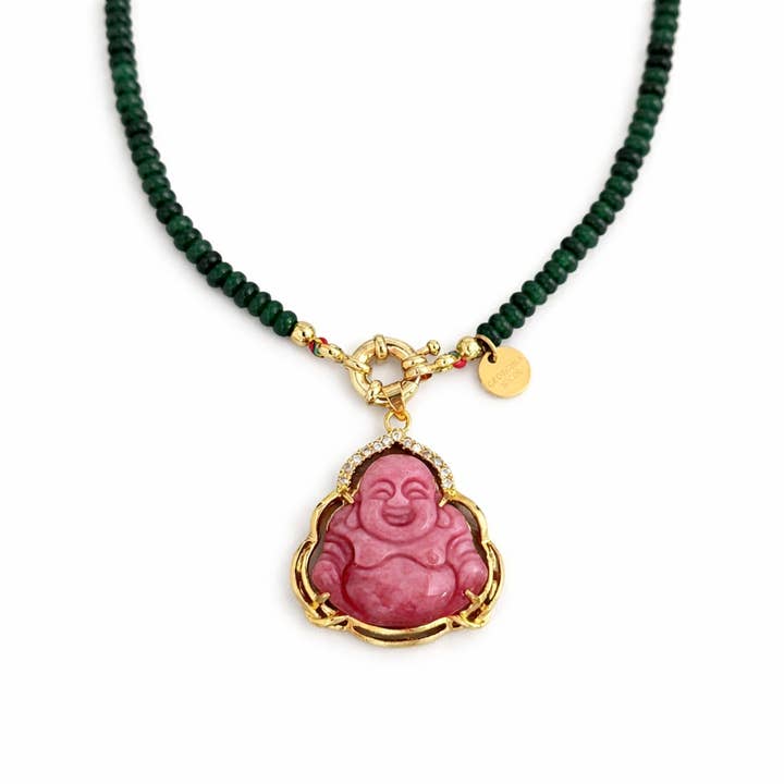 Jade Buddha halsband för wholesale av Georgina Nicol