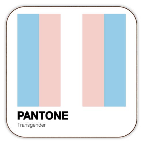 ART WOW - Wholesale Coasters - Coasters 'Transgender Pantone LGBTQIA+ Q