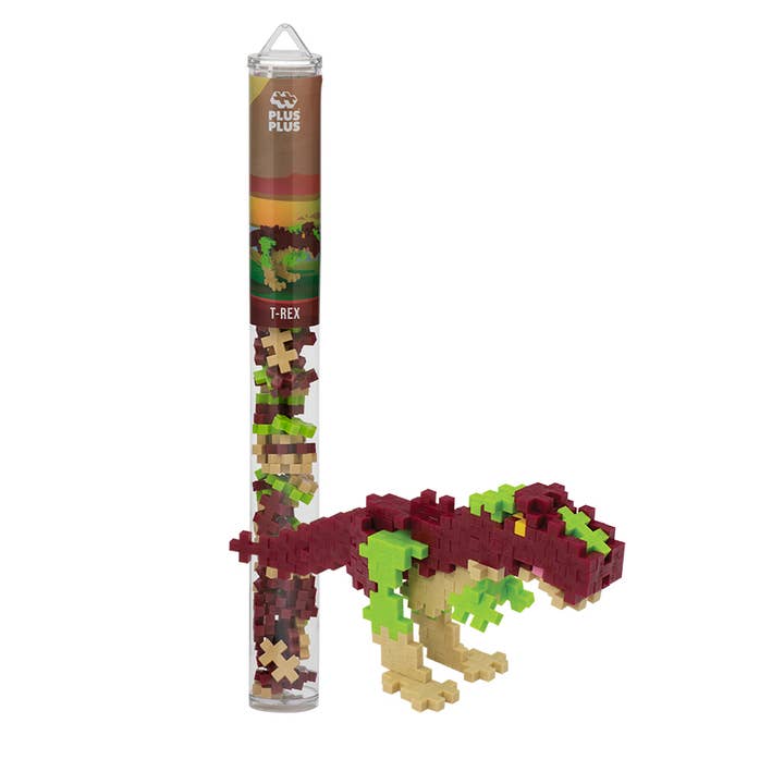 Plus-Plus USA - Wholesale Build-a-Toy - Kids - Tube - Tyrannosaurus Rex