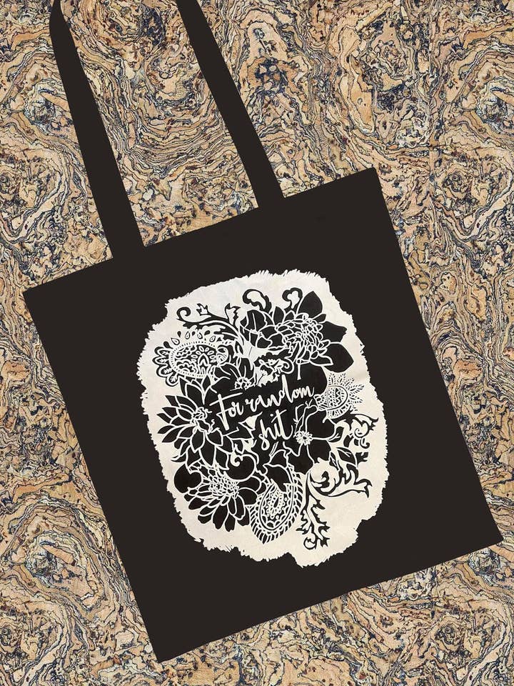 For Random Shit Tote Bag/Sweary Gift for wholesale by Beautifully Rude