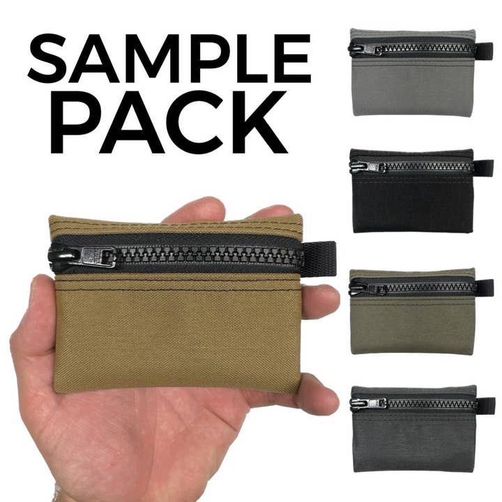 EDC Pouch Sample Pack | Zipper Pouch for wholesale by The Silver Express