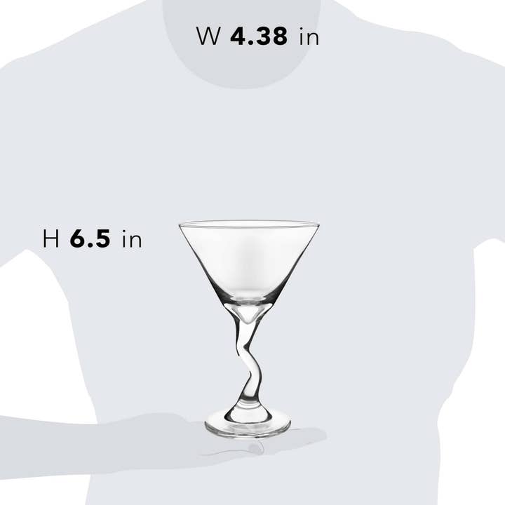 Libbey - Wholesale Cocktail/Liquor Glass - Libbey Z-Stem Martini Glasses, Set of 4