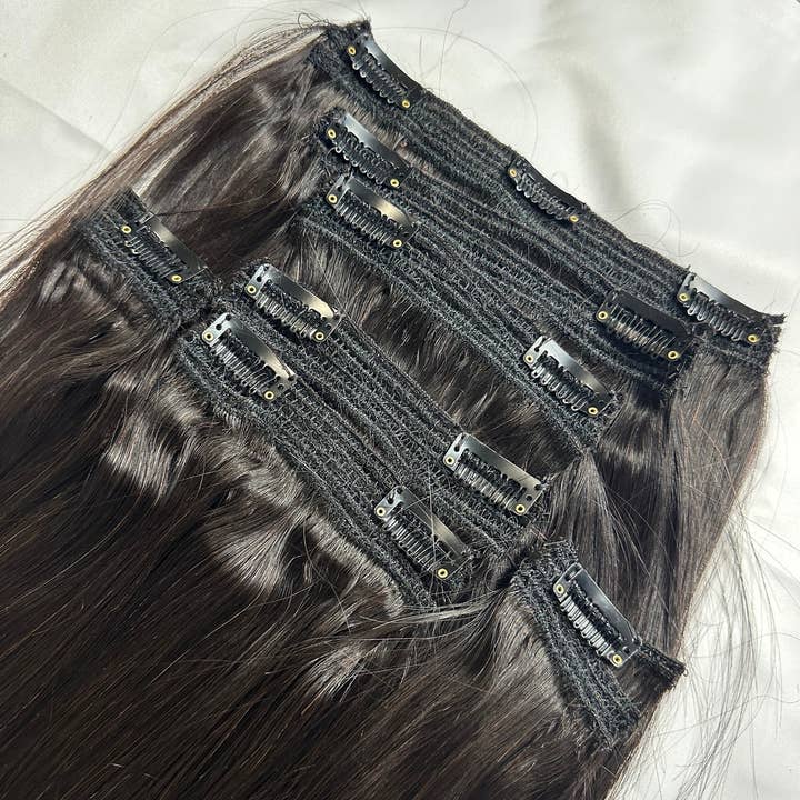 Gaurash Beauty Supply Inc. - Wholesale Hair Extensions - Virgin Indian Clip In Hair Extensions - 200g
