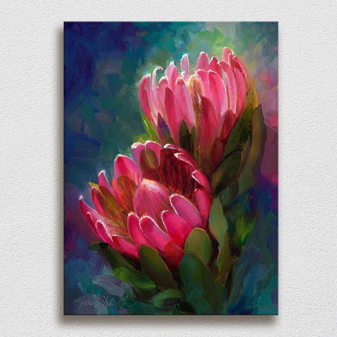 Whitworth Gallery - Wholesale Painting/Drawing - Beauty Within - Wall Art Canvas of Protea Flowers Painting0