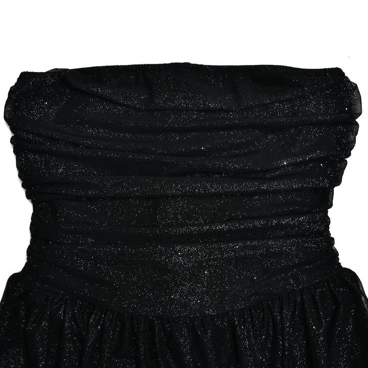 HIDDENBRAND - Wholesale Dress - Women's - Sexy Mesh Patchwork Backless Short Dress