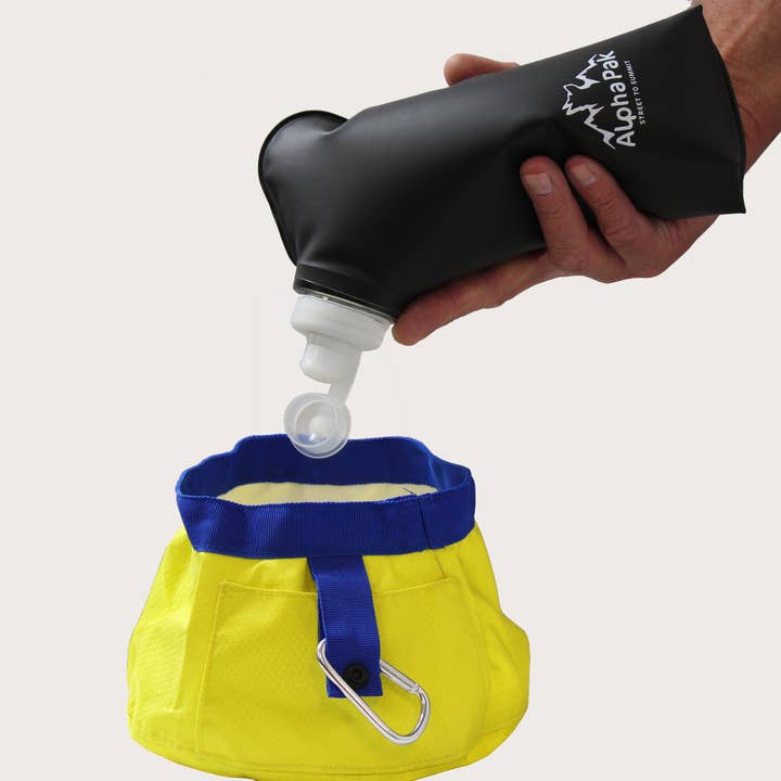 Camping With Dogs and AlphaPak - Wholesale Pet water bottle – Dog - Kobuk Water Bladder3