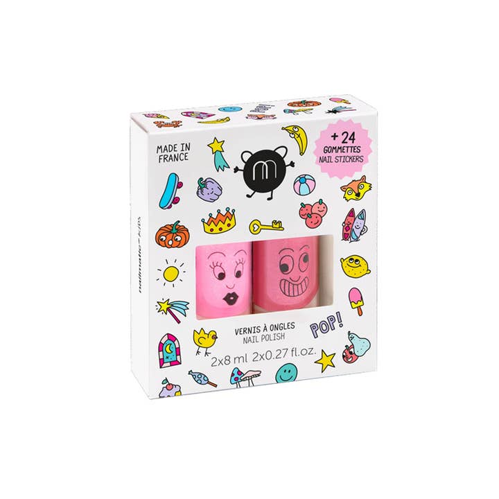 VICI Brands: Premier Design Kids Goods 🌍 - Wholesale Nail Polish - Kids - Nailpolish and Nail Sticker Set for Kids POP