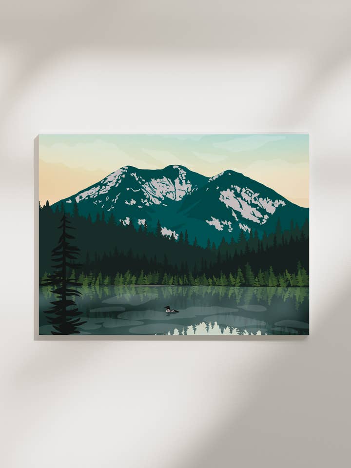 Adirondack Mountains Landscape Print for wholesale by Boreas Design Shop