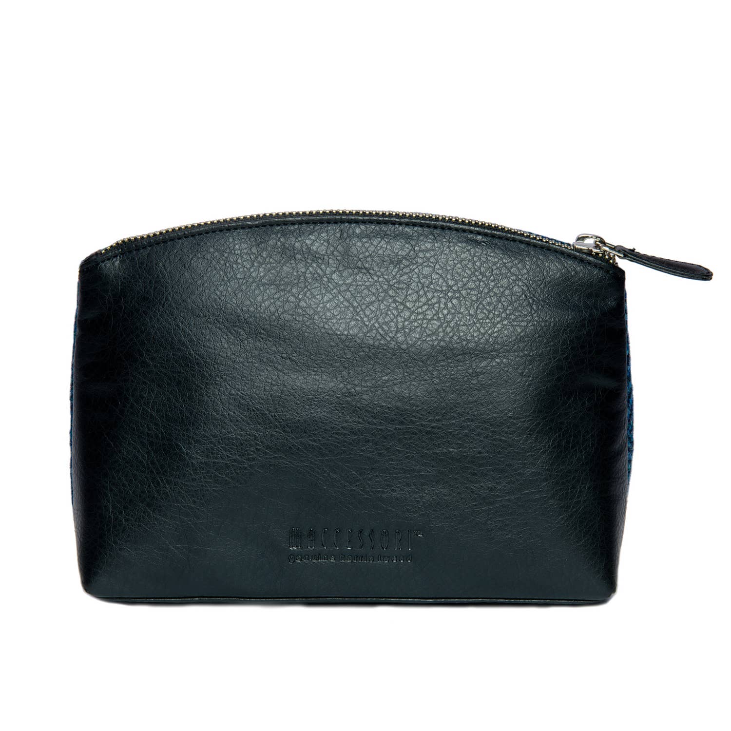 maccessori - Wholesale Makeup/Cosmetic Bag - Harris Tweed Cosmetic Bag Blue Pink Check2