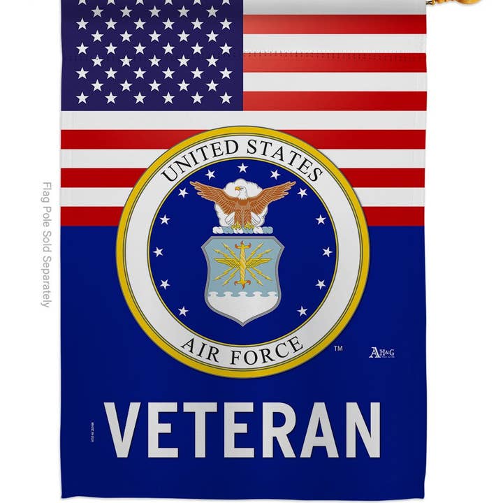 Two Group Flag Co - Wholesale Flag - US Air Force Veteran Armed Forces Military USA Decor Flag2