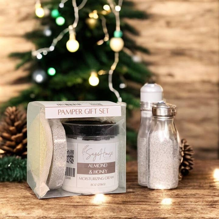 Coffret cadeau Pamper pour la vente par SageHouse Bath & Body