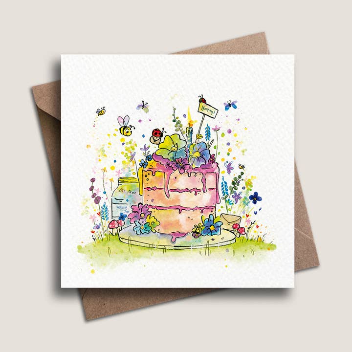 Tarjeta Magical Cake Garden para venta al por mayor de PrettyLittleScribbles