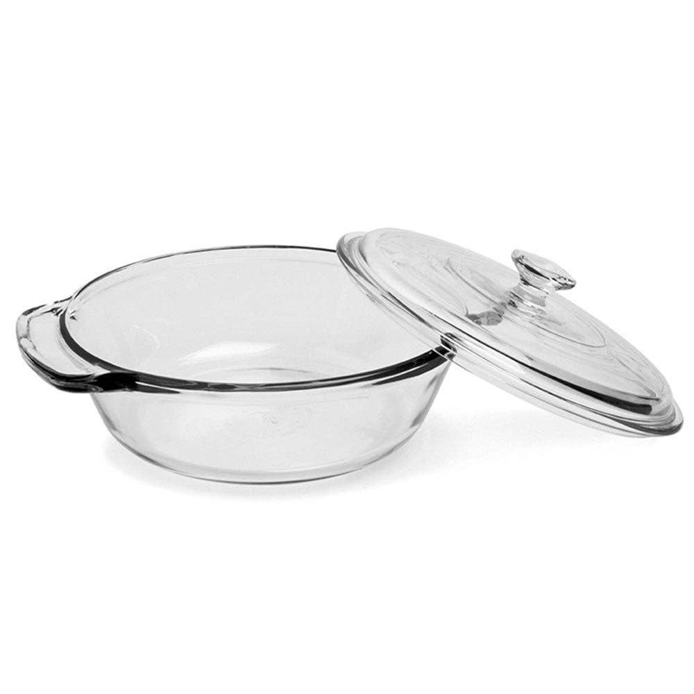 Pixiss - Wholesale Baking Dish - Anchor Hocking 2 Quart Round Glass Casserole Baking Dish, Medium0