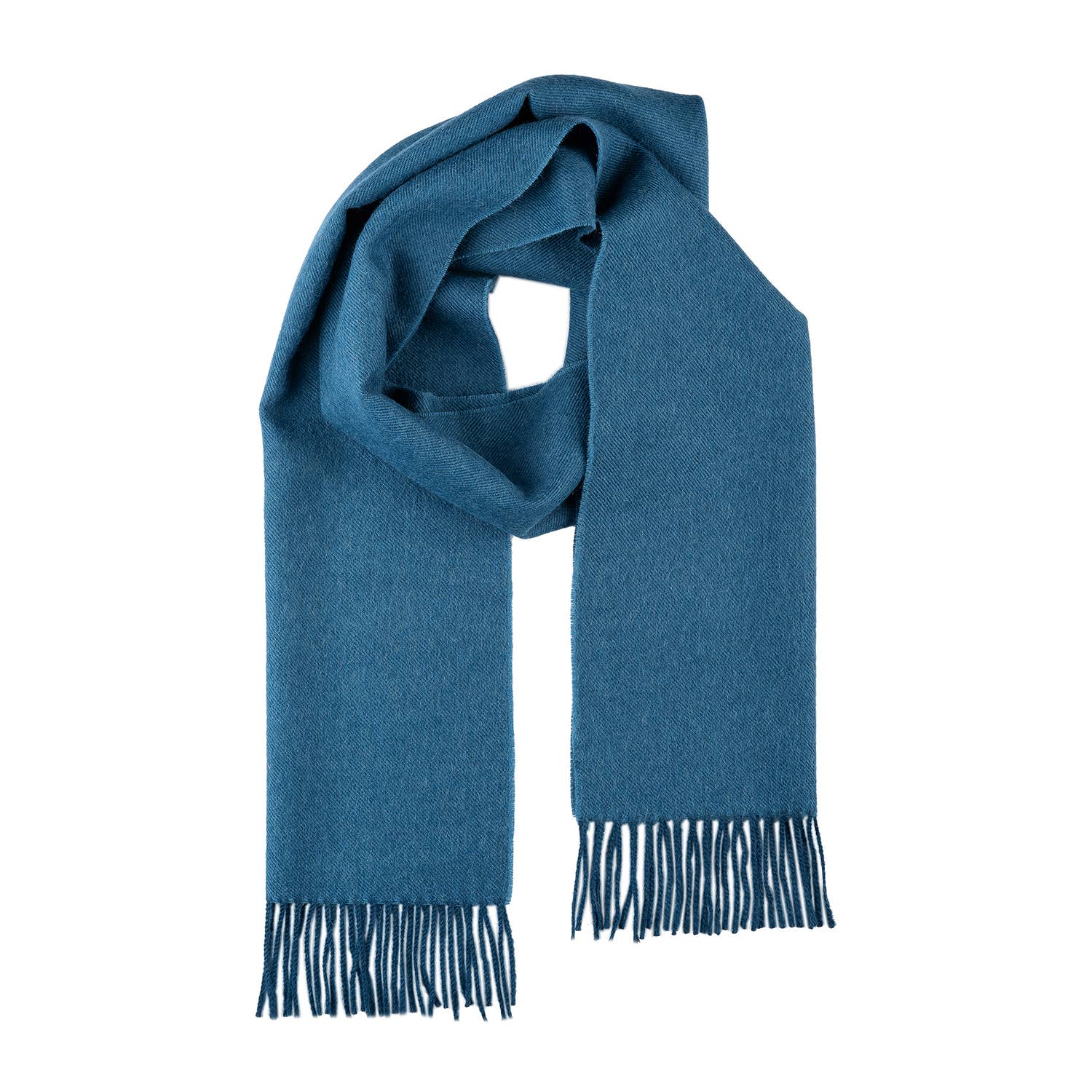 Shupaca Alpaca - Wholesale Scarf - Women's - 100% Baby Alpaca Scarf - Blue Jean3