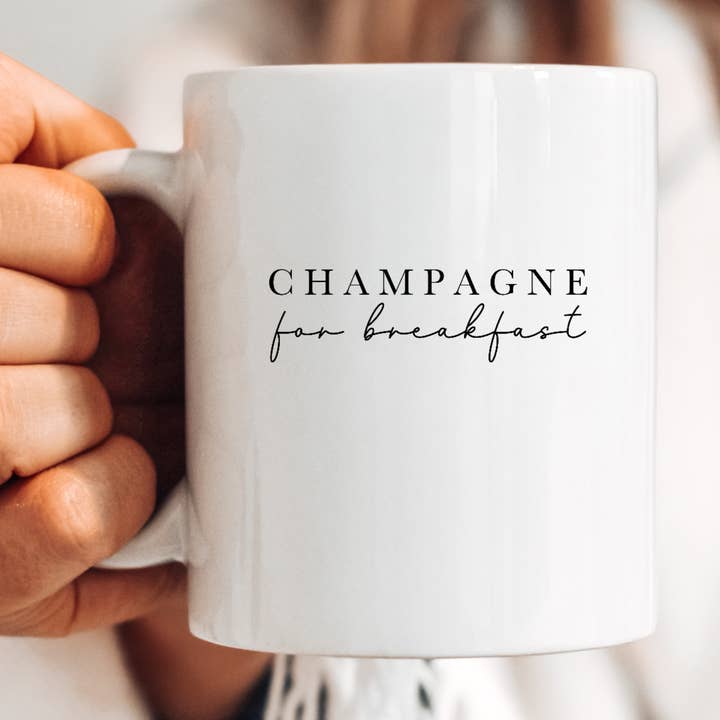 Badd Boss - Wholesale Coffee Mug - Champagne For Breakfast Mug0