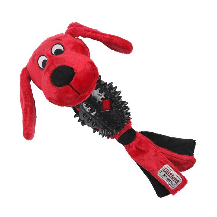 Clifford® The Big Red Dog Busy Body Ruff n' Tough 13,25", Hundespielzeug M/L für den Großhandel von J&C PET SUPPLY LLC