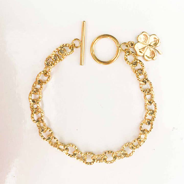 LITCHI - Wholesale Charm/Dangle Bracelet - Mystic Clover Bracelet