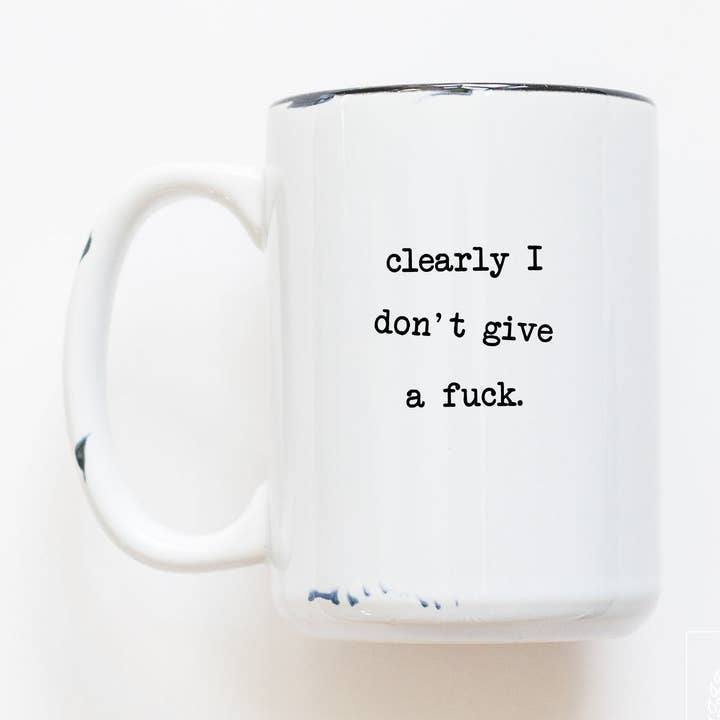 tydeligvis er jeg ligeglad | keramisk krus for engroshandel hos Prairie Chick Prints