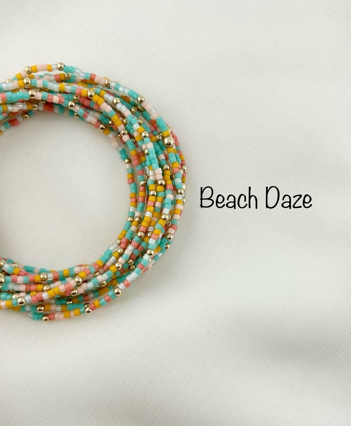 Back Bay Bead Company - Wholesale Beaded Bracelet - Stretchy Seed Bead Bracelets Gold Fill Gifts for Her Jewelry33