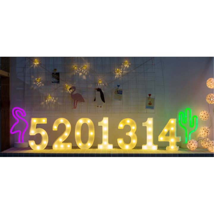 Glow Neon - Wholesale Neon Sign - Letter LED Lights, Wedding Happy Birthday Party Decor5