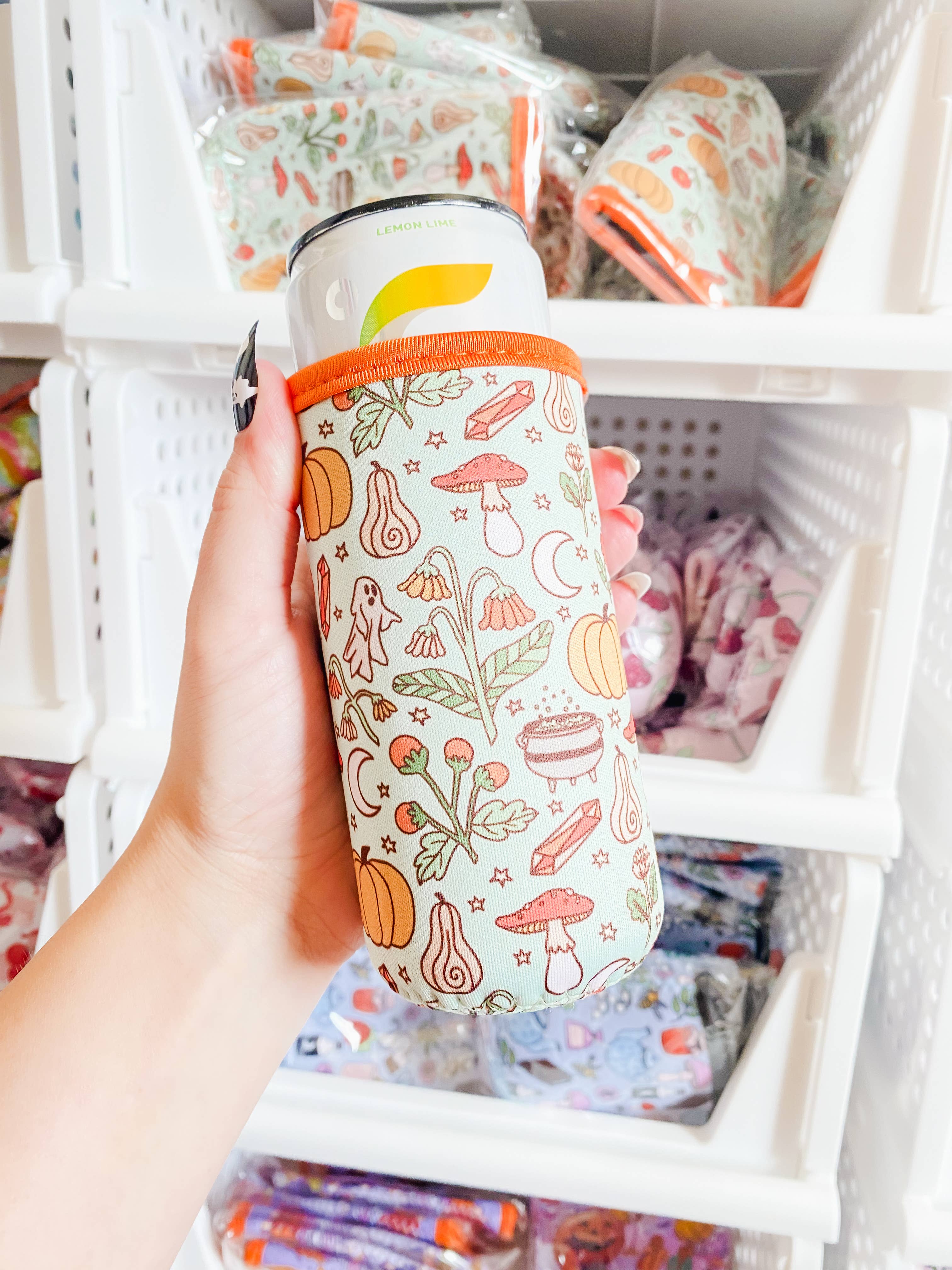 Teddy Transfers - Wholesale Drink Huggers & Koozies - Everything Fall Slim Can Sleeve