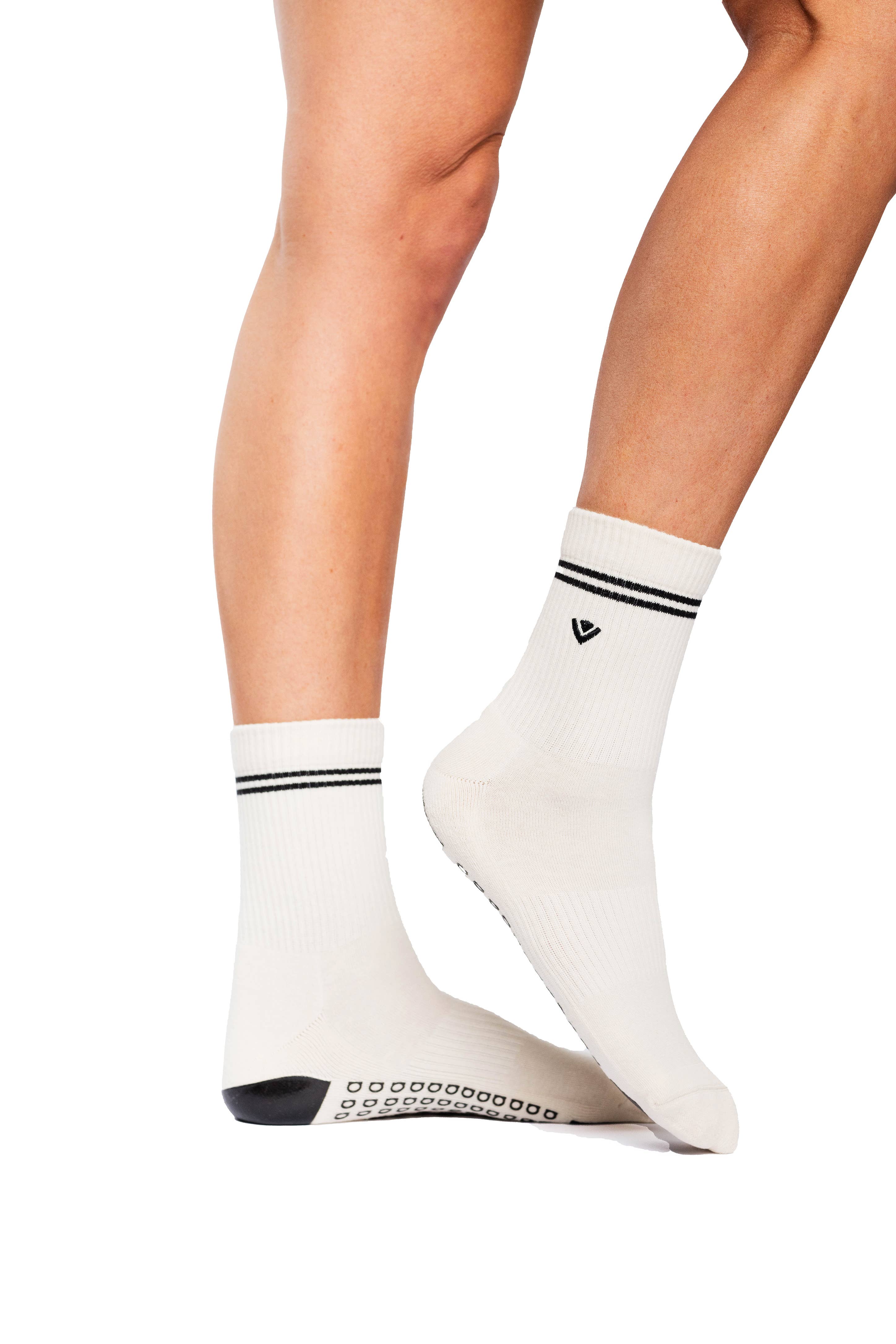 Arebesk – Großhandel Socken – Damen – Arebesk klassische Damen-Socken mit Grip und Streifendesign30