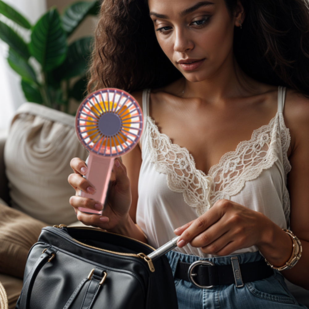 SINT - Wholesale Handheld Electric Fan - Mini Handheld Portable Fan | USB Rechargeable7