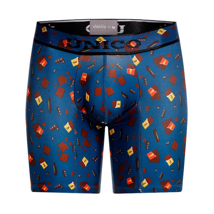 BOXER BRIEF CHOCOLATE AZUL for wholesale by Mundo Único