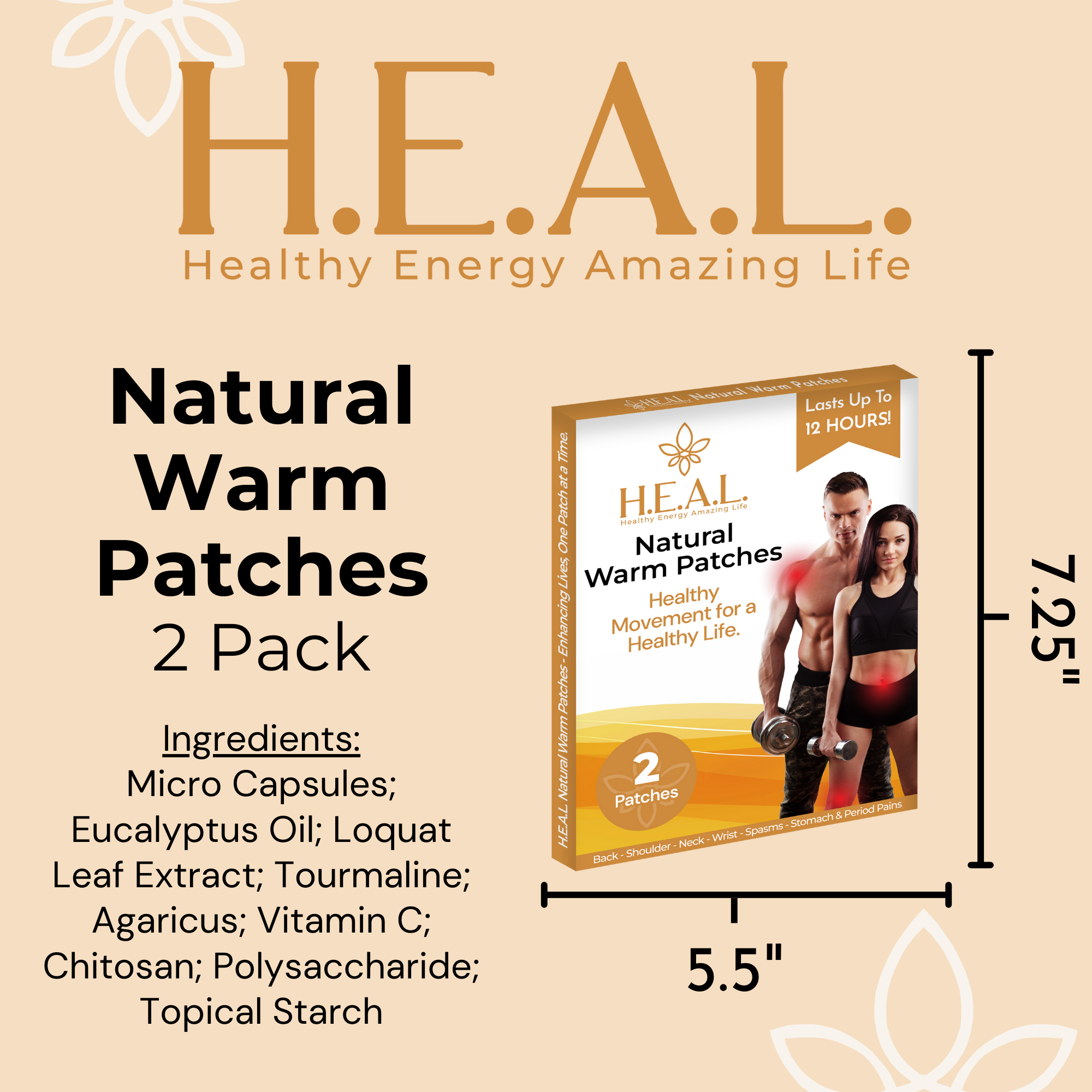 Healthy Energy Amazing Life - Wholesale Acne/Hydrocolloid Patch - Bodytox Warm Patches10